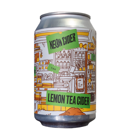 Neon Lemon Tea Cider