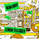 Neon Lemon Tea Cider