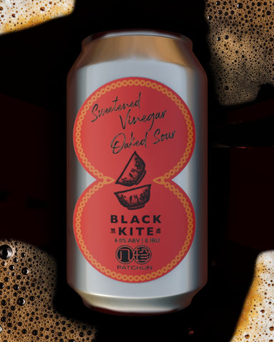 Black Kite Sweetened Vinegar Oaked Sour 330ml Can